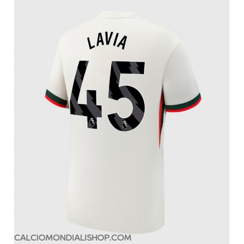 Maglie da calcio Chelsea Romeo Lavia #45 Seconda Maglia 2025-26 Manica Corta